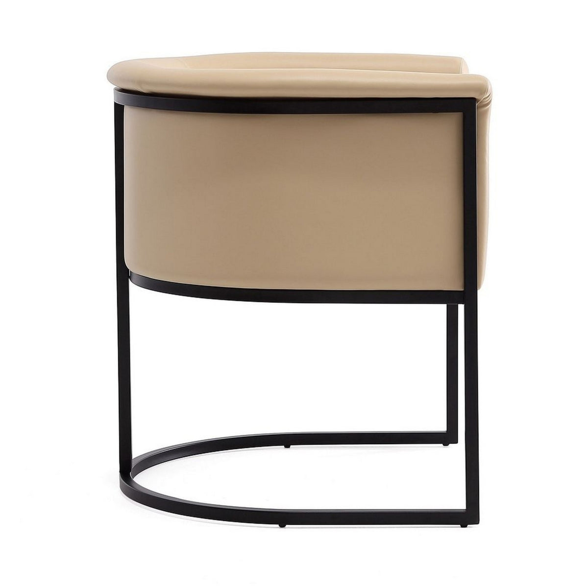 Tan and Black Faux Leather Dining Chair (Set of 2) T419878