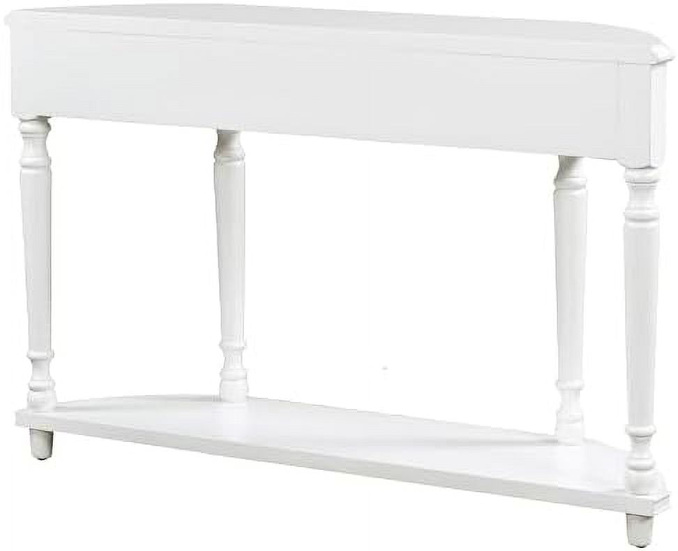 Navy Blue 3 Drawer Wood Console Table G47201
