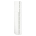 White High Cabinet with Shelves and 2 Doors I828