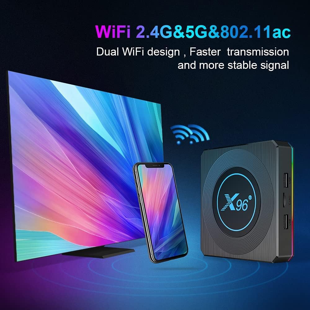 Android 11 TV Box, 4GB RAM 32GB ROM, Pack of 2 E1567
