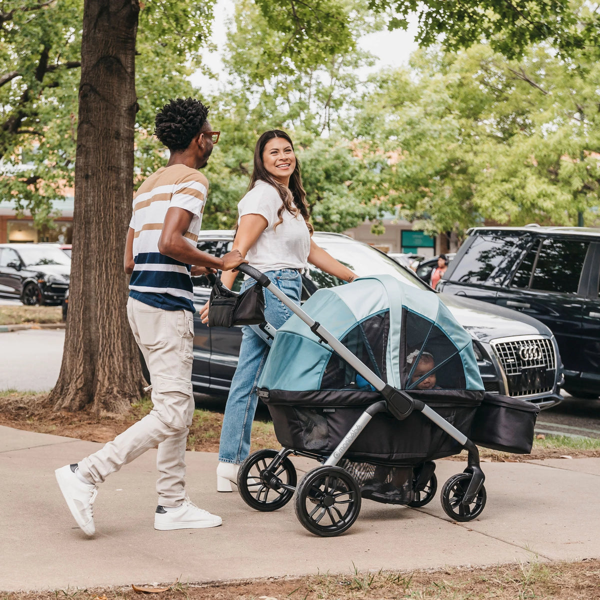 Grey Wagon Stroller N3655