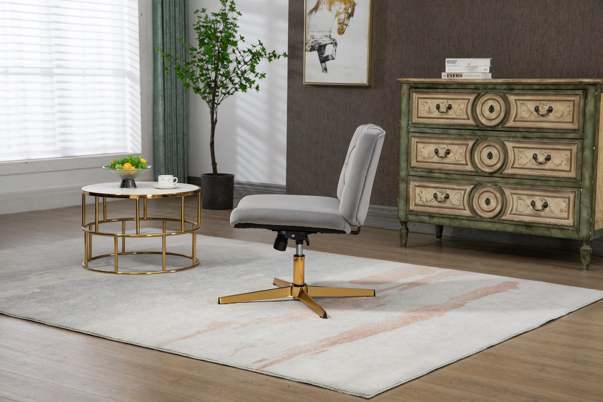Armless Adjustable Swivel Desk Chair X22810
