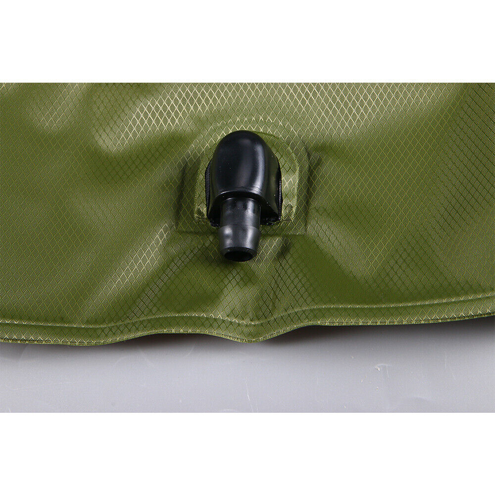 5 Gallon Solar Heated Camping Shower Bag with Removable Hose, Green PVC R34618