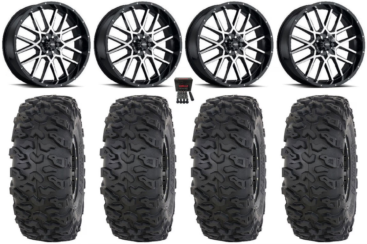 18" Machined Wheels 37" T4 Tires Z14585