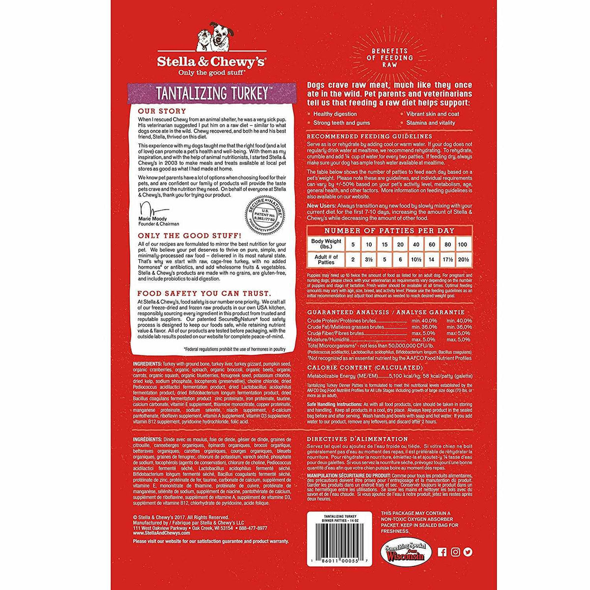 Freeze Dried Turkey Dinner Patties Dog Food Z64633