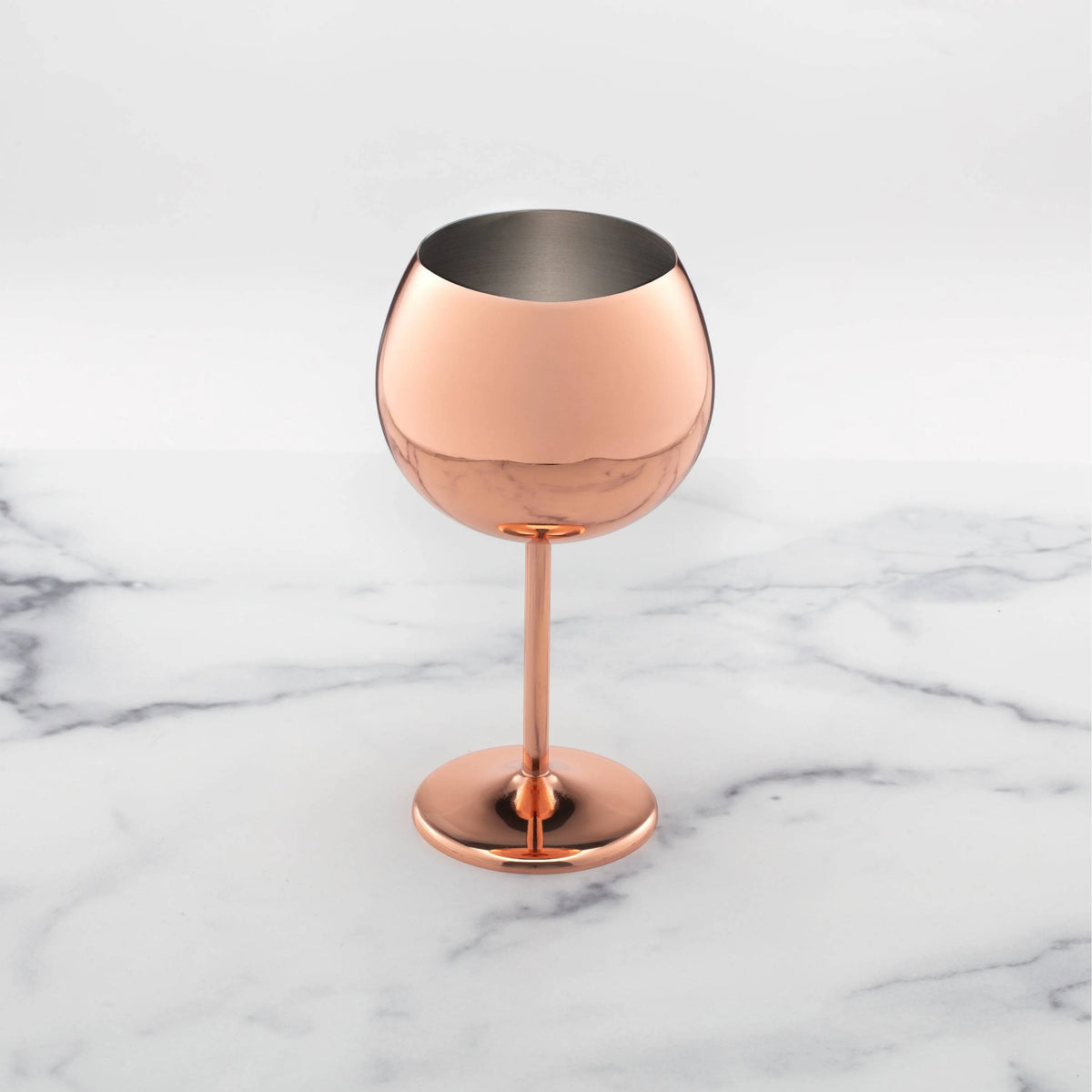 Set of 4 12 Ounce Copper Wine Glass Z705559
