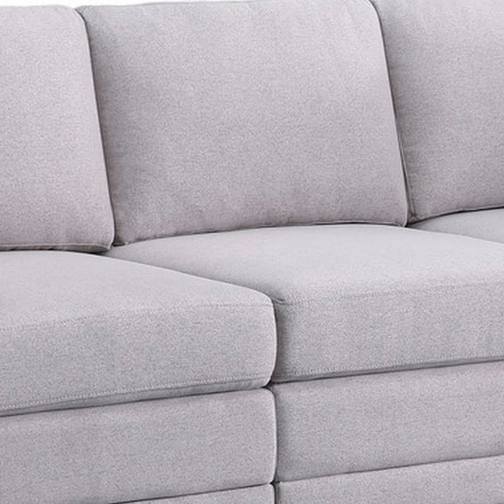 Gray 96 Inch 3 Seater Modular Sofa S672