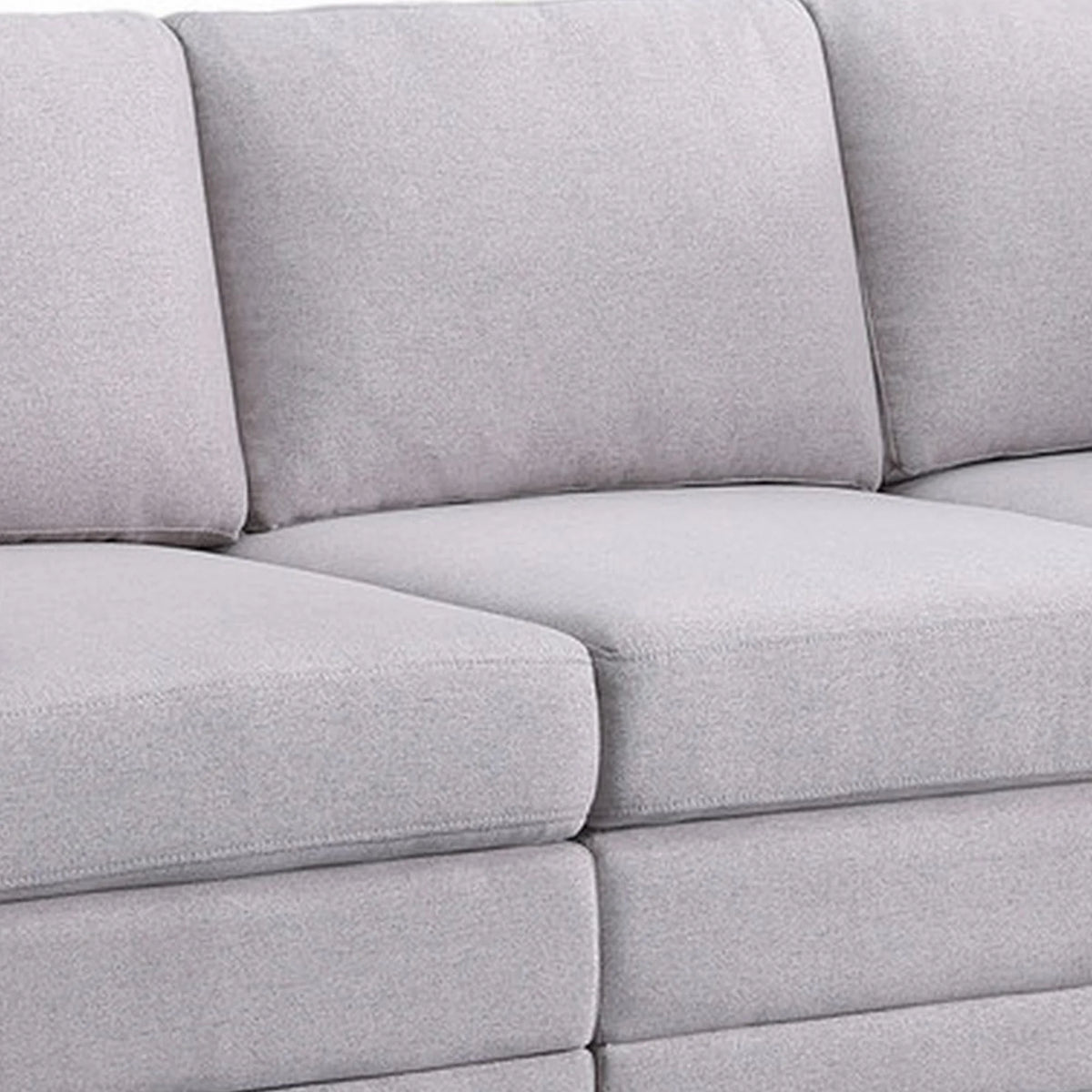 Gray 96 Inch 3 Seater Modular Sofa S672