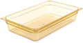 High-Heat Full-Size Food Pan, 12.7 qt, 20-3/4 x 12-3/4 x 4", Amber, Case of 6 P555