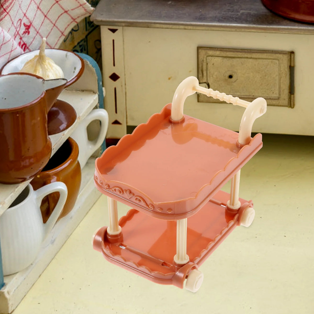 Miniature Kitchen Cart Dollies B793432