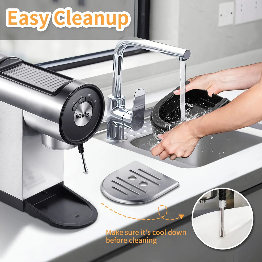 20 Bar Espresso Machine with Milk Frother Steam Wand T838