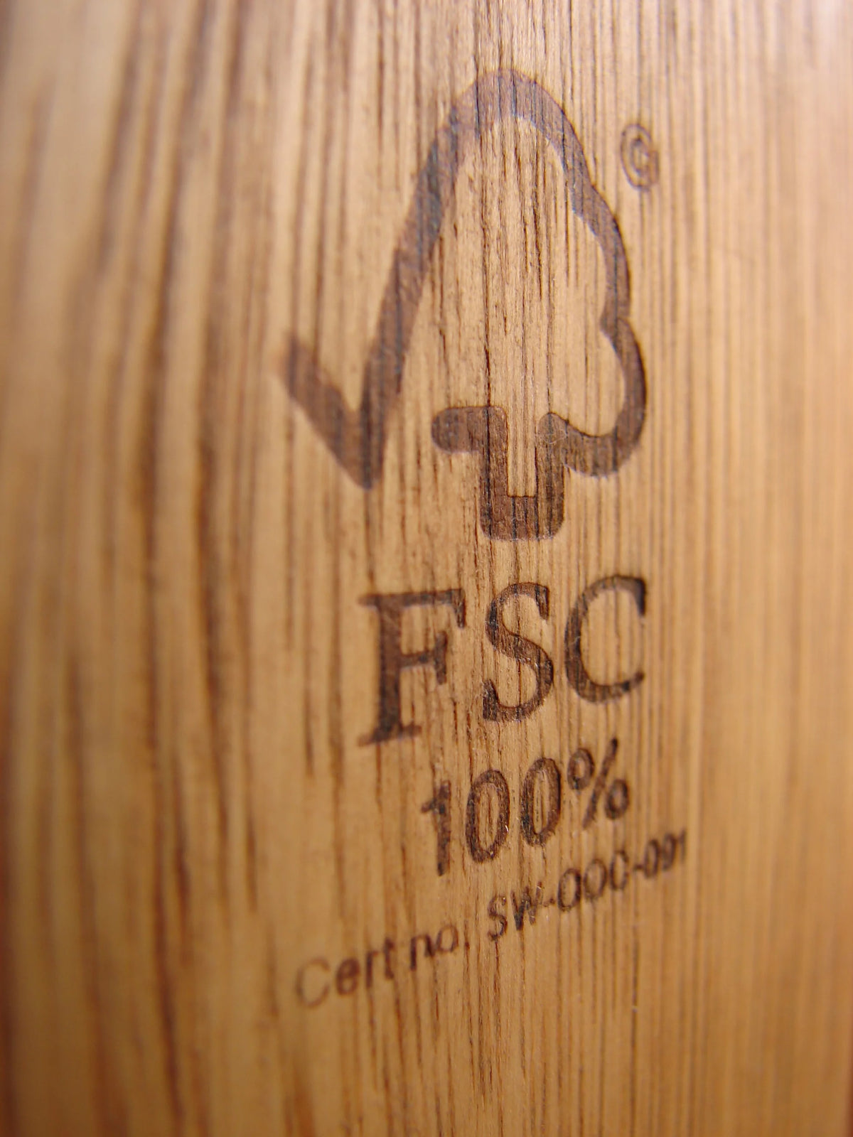 Round Teak Finish Patio Table C9995