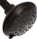 6 Spray Settings 4.5 inch Adjustable High Pressure Shower Head in Polished Brass/Gold Finish Pack of 2 L471803
