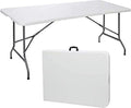 6ft Bi-Fold Portable Plastic Table K26611