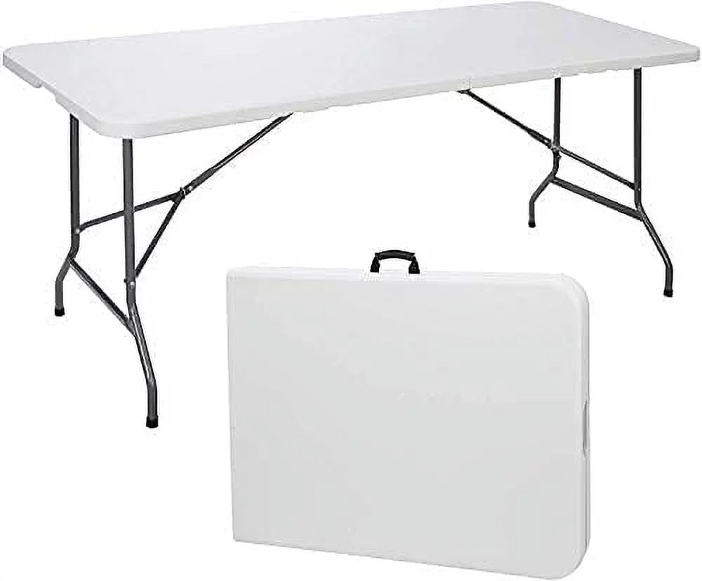 6ft Bi-Fold Portable Plastic Table K26611