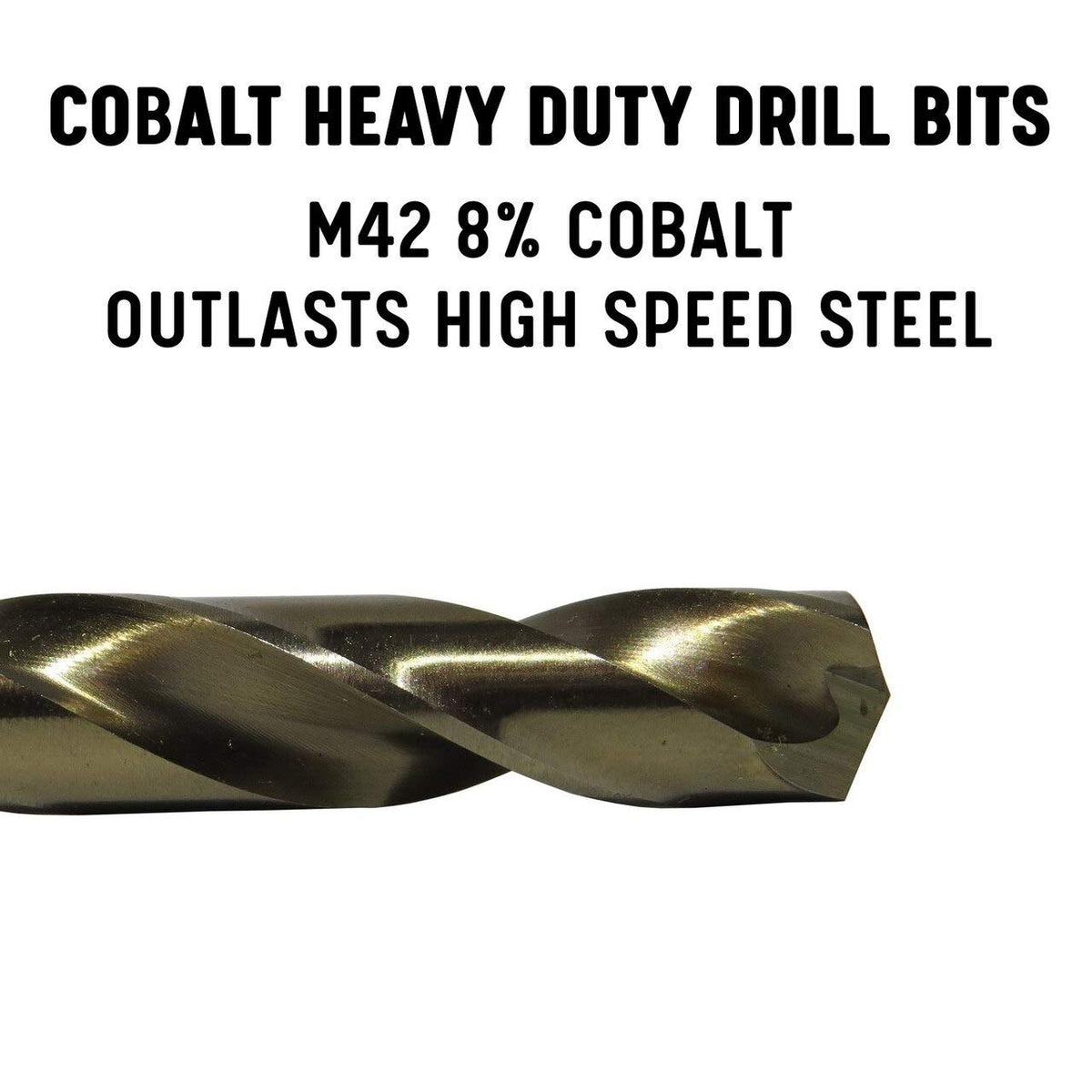 29 Piece M42 Cobalt Drill Bit Set in Round Case L184