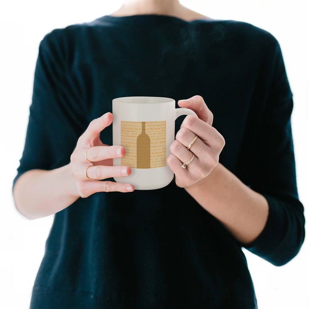 White Ceramic 15oz Mug R476
