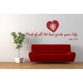 Col. 3:14 Wall Decal Vinyl Art Home Decor H321900