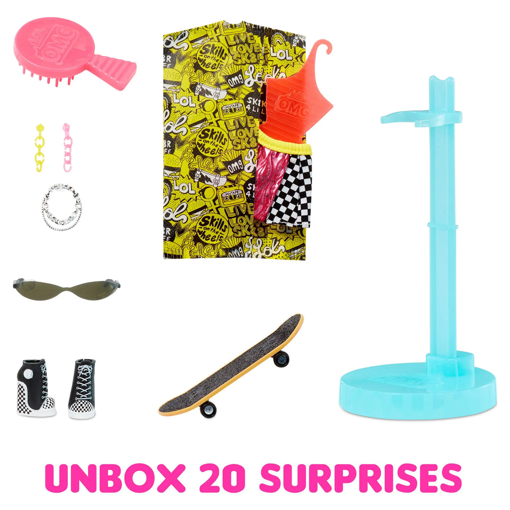 LOL Surprise OMG Skatepark Q.T. Fashion Doll With 20 Surprises S919020
