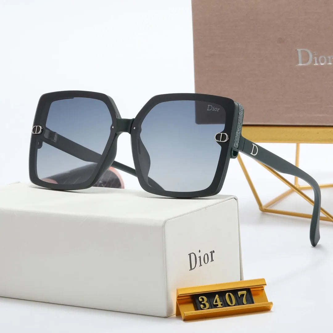 Frosted Mirror Leg Polarized Sunglasses V455219