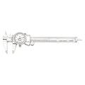 6x22 Stainless Steel Dial Caliper G546239