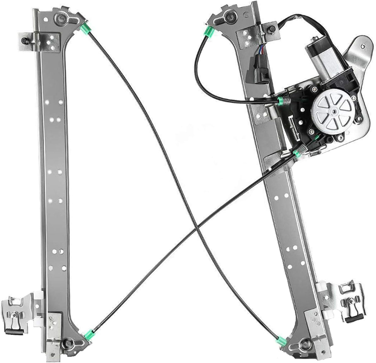 Rear Passenger Side Window Regulator with Motor Assembly Pack of 2 W65799