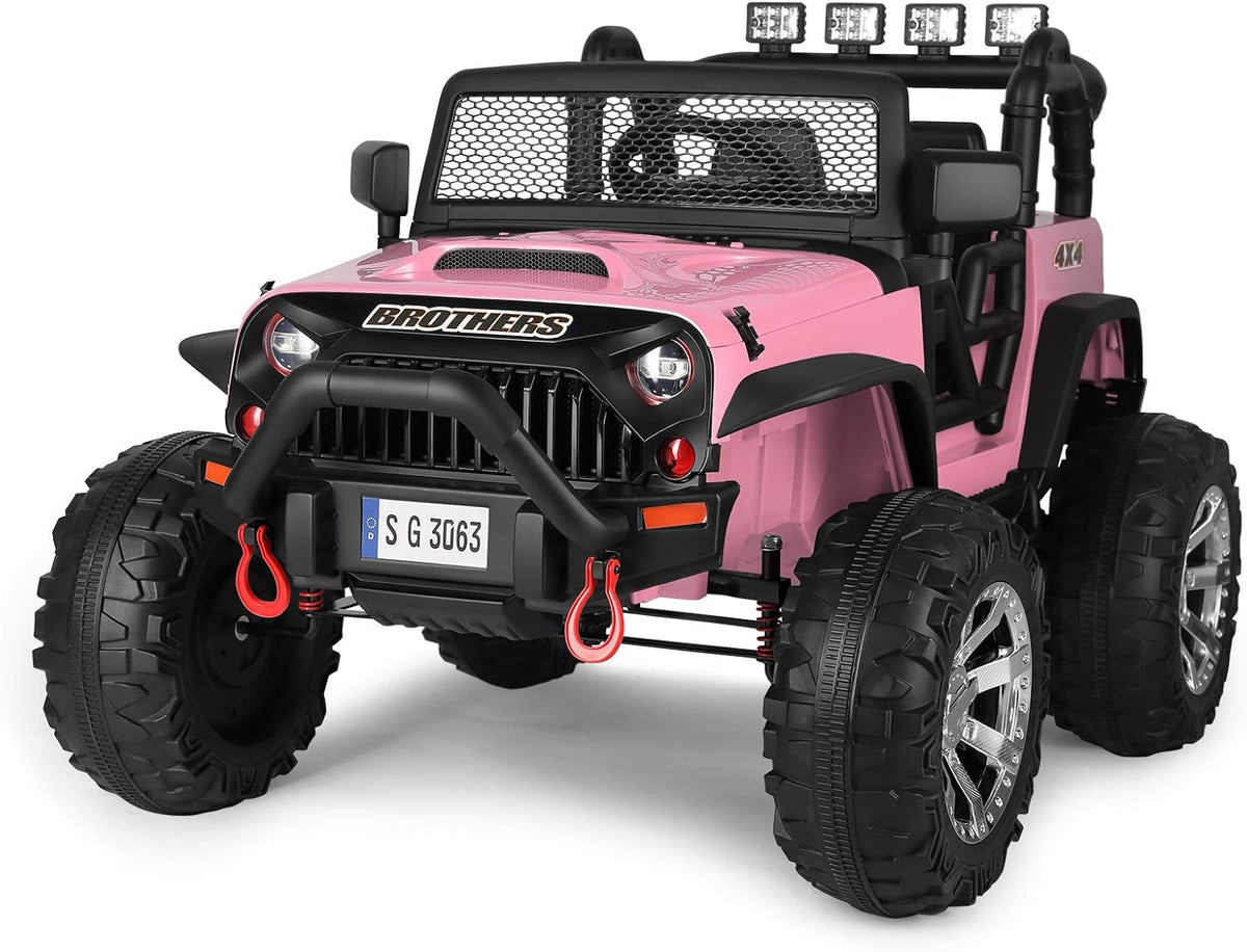 Pink Kids Ride On Electric Car with Remote Control U14280
