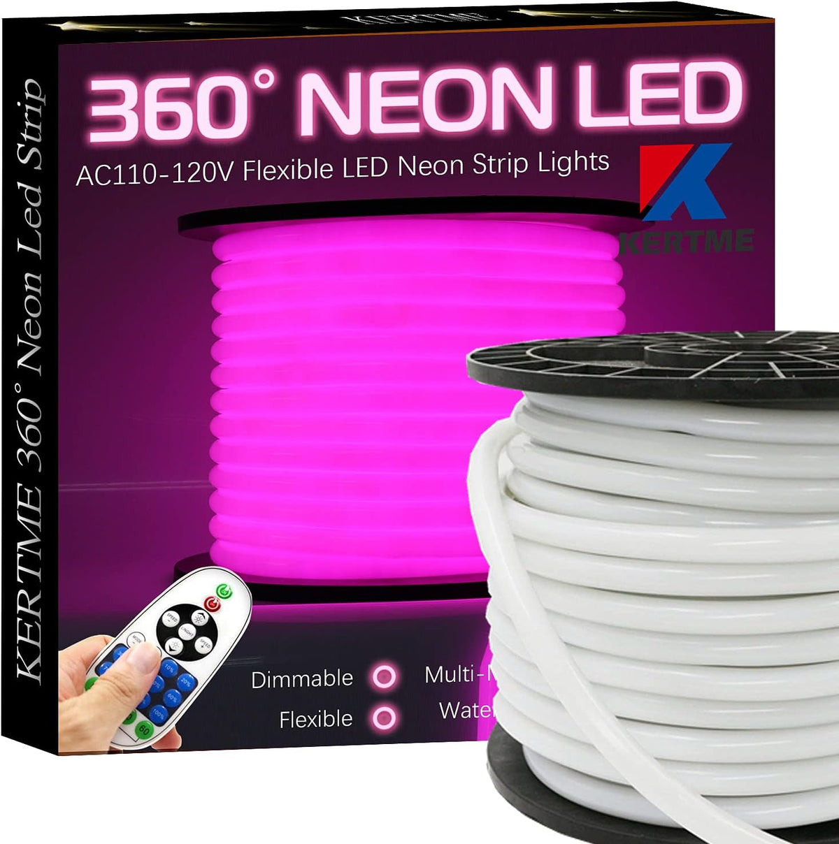 Neon LED Light Strip 32.8ft/10m White 6000K S49242