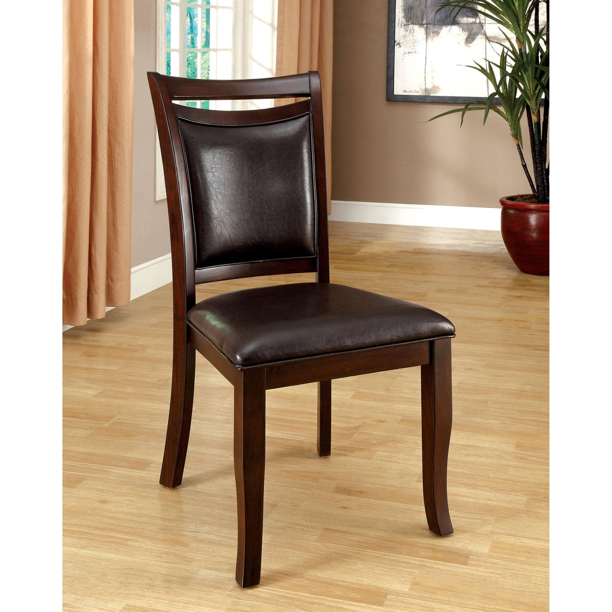 Espresso Side Chairs (Set of 2) D722749