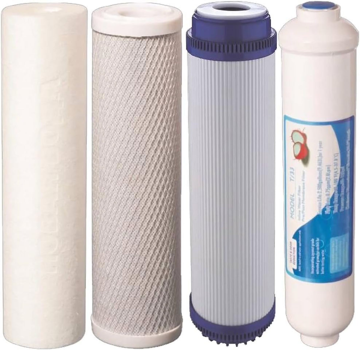 4 Pc RO Replacement Water Filters B806794