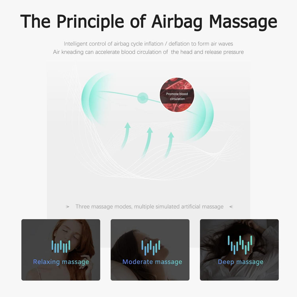 Adjustable Rechargeable Head Massager Pack of 2 Y631