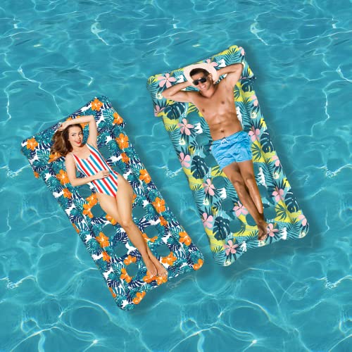 Oversized Inflatable Pool Floats Lounge 2 Pack N1808