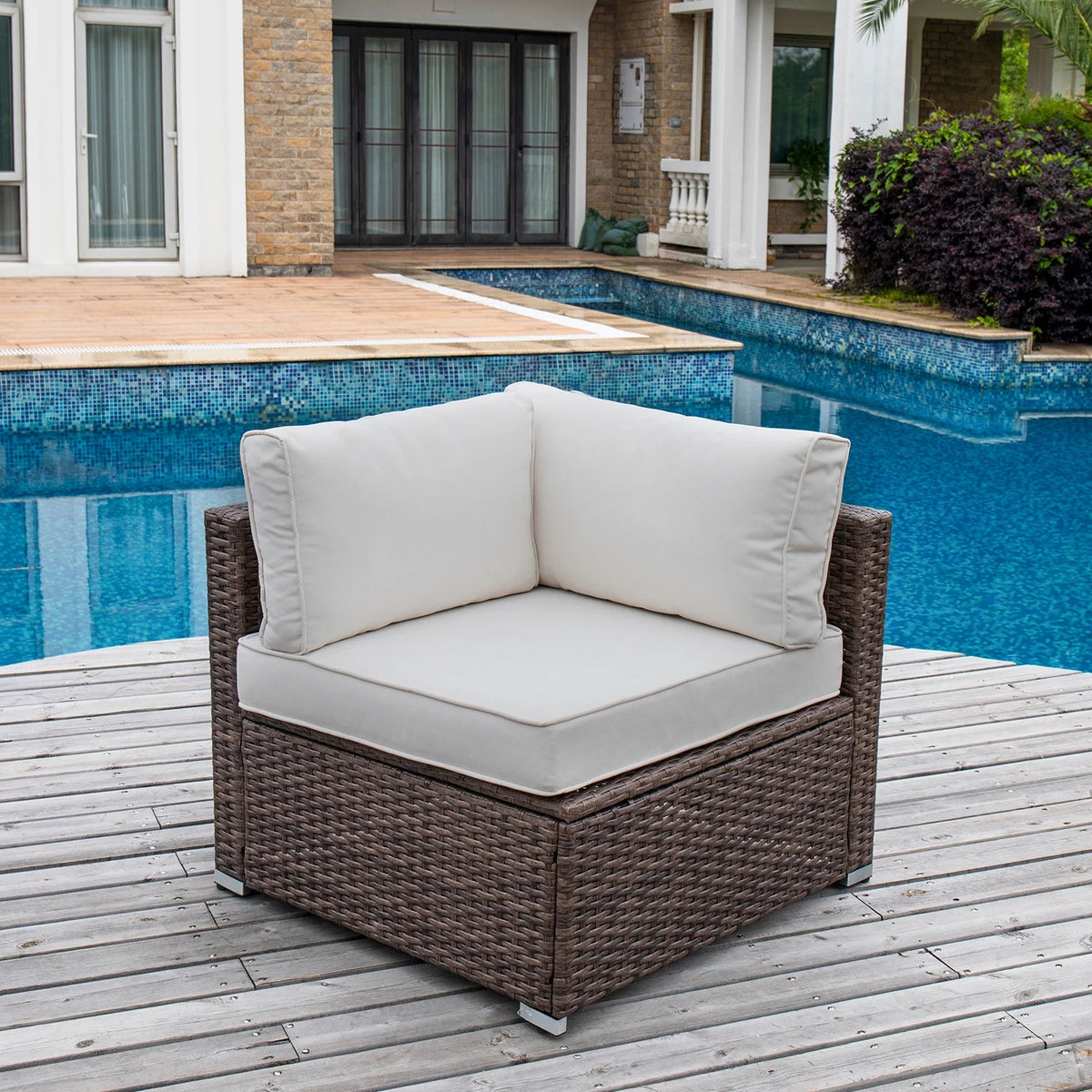 Handwoven Wicker Single Sofa Set C468