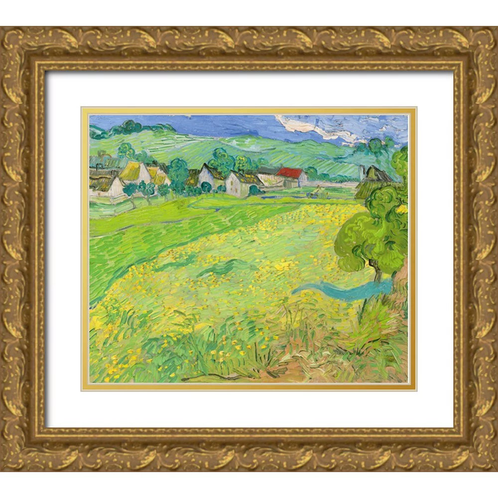 Gold Ornate Wood Framed Art Print Q3679